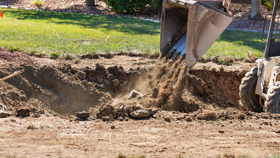 land grading and site preparation